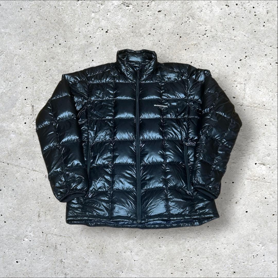 mont-bell モンベル スペリオダウンジャケット ブラック 光沢 - メルカリ