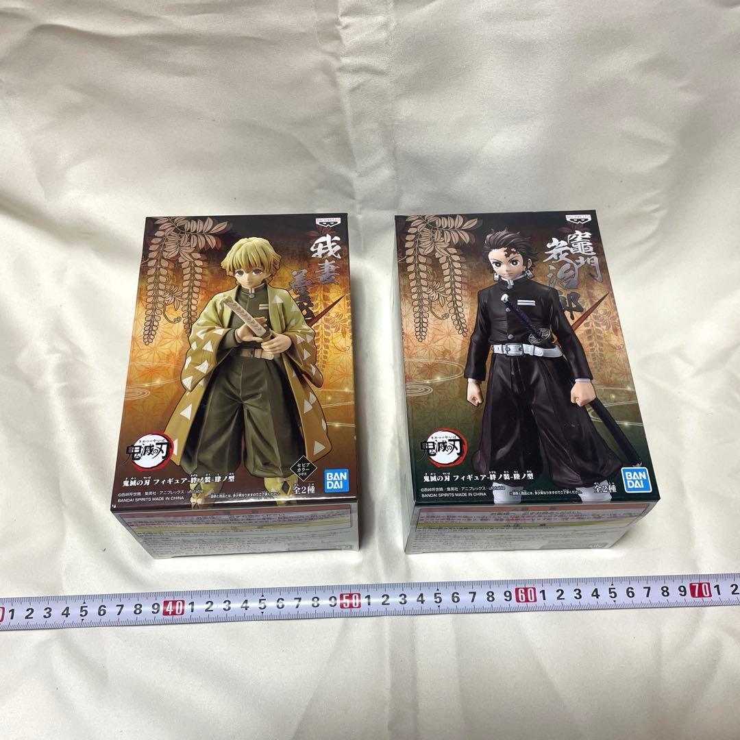 鬼滅の刃　フィギュア　絆ノ装　 肆ノ型 我妻善逸、陸ノ型 竈門炭治郎