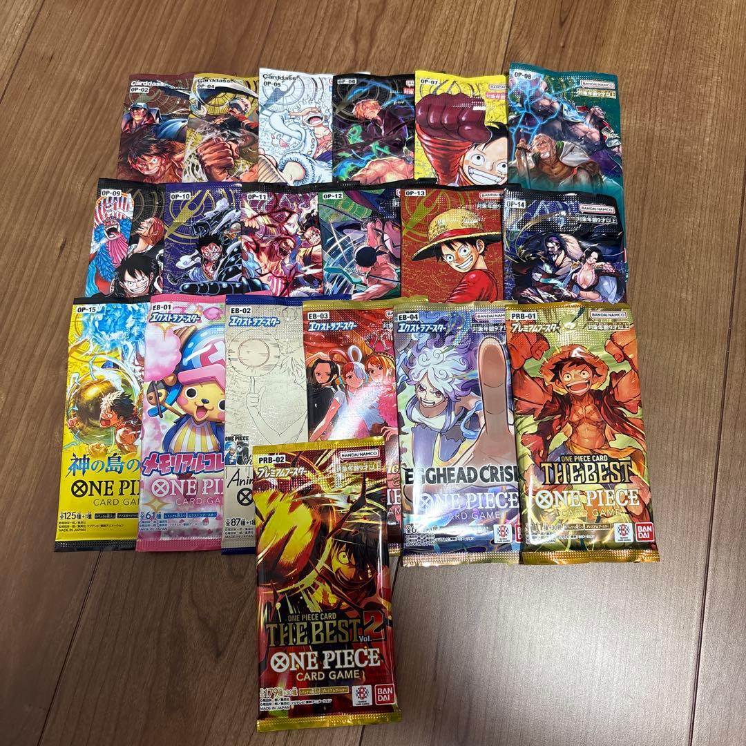 ワンピースカード歴代パック19パック - メルカリ