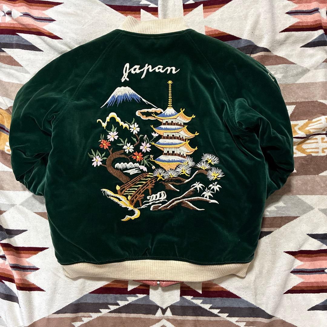 【美品】THEFLATHEAD フラットヘッド スカジャン別珍