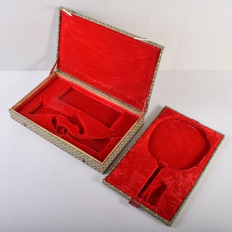 中国 唐木紫檀枠 山水人物彫 檀香宮扇 団扇 証明書付 C 8311 - メルカリ