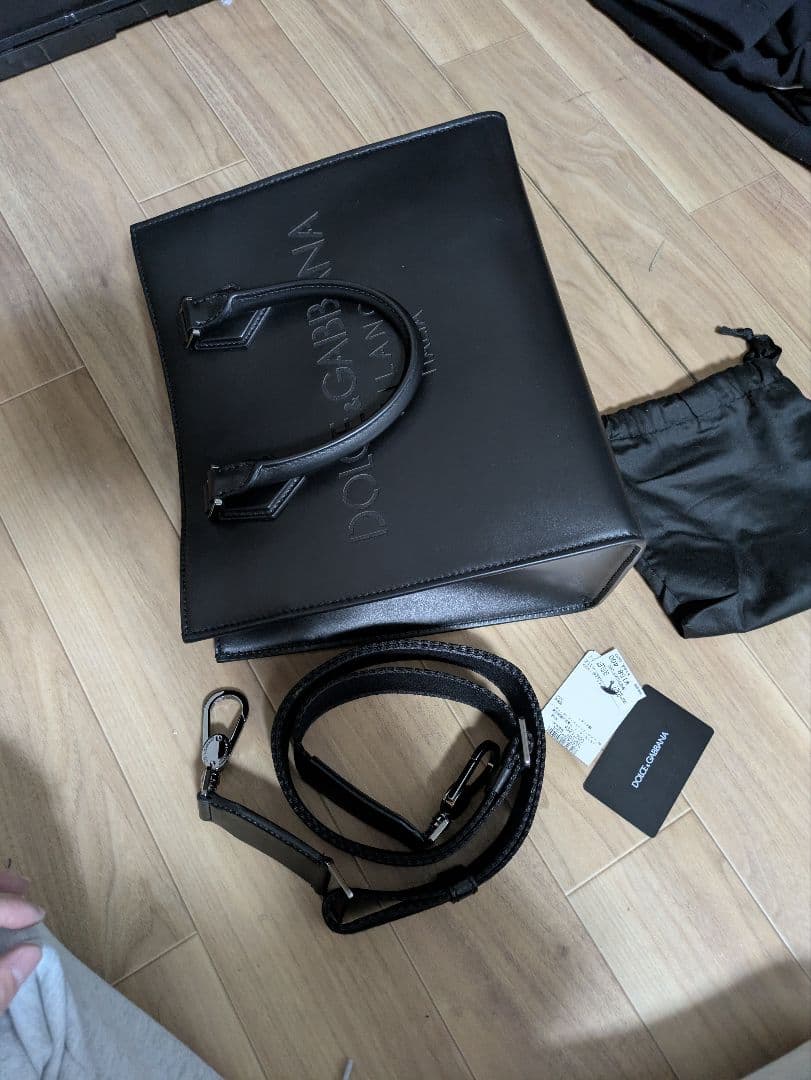 DOLCE & GABBANA ブラック トートバッグ