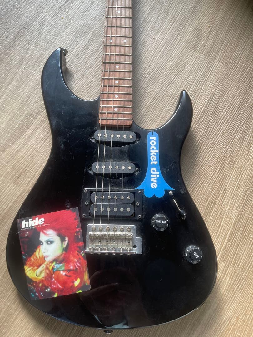 Yamaha エレキギター ブラック hideアート付き | 激安通販のイーサプライ