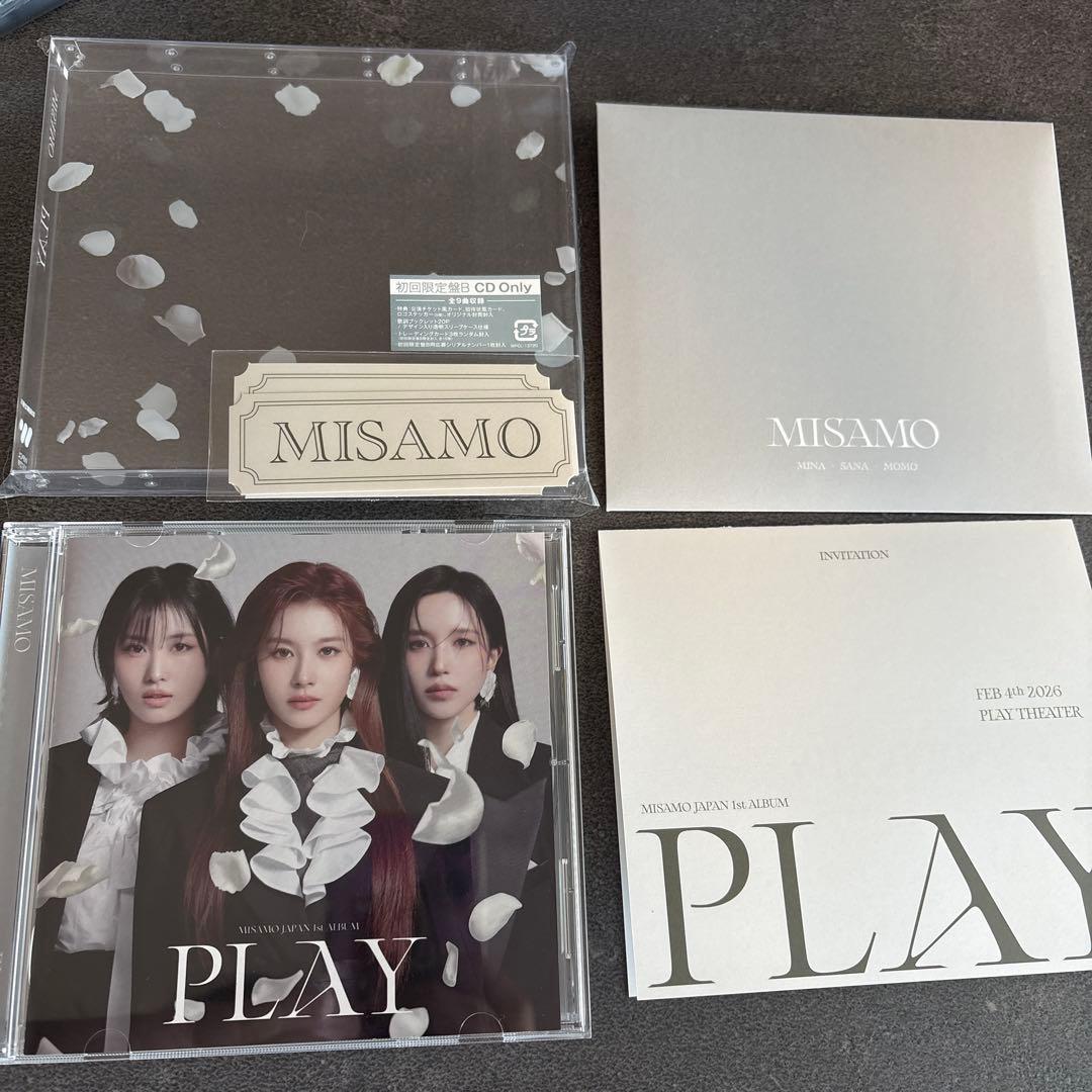 TWICE♡ミサモ♡PLAY♡初回限定盤B盤♡モモ♡ミナ♡サナ♡HMV特典