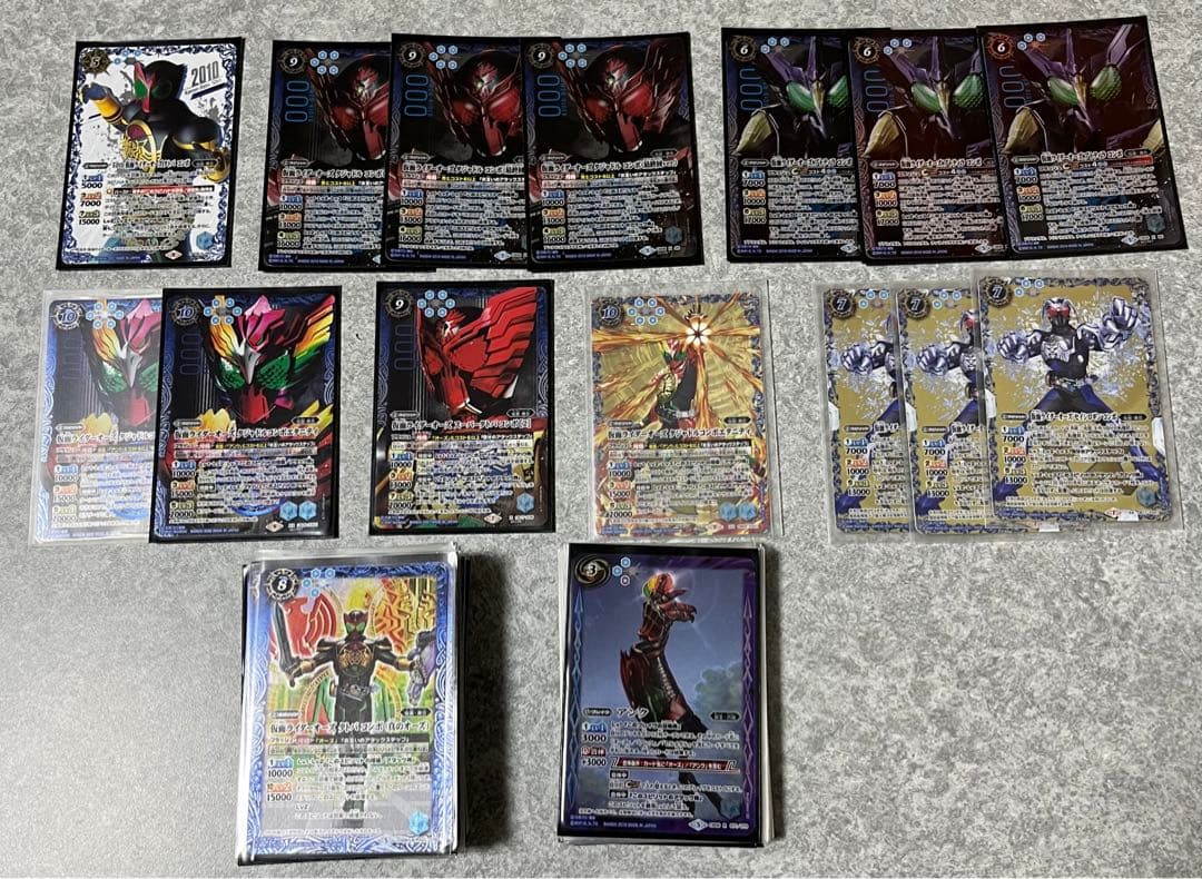 バトルスピリッツ 仮面ライダーオーズ SEC Xレア XXレア デッキパーツ