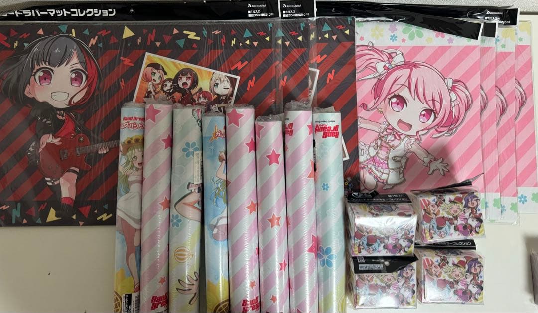 19個セット　BanG Dream！バンドリ　デッキケース　プレイマット　未開封