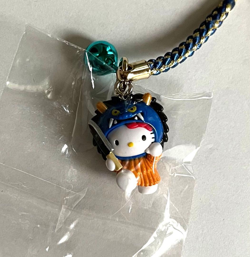 ご当地キティ 根付 秋田限定 なまはげキティ ハローキティ ストラップ