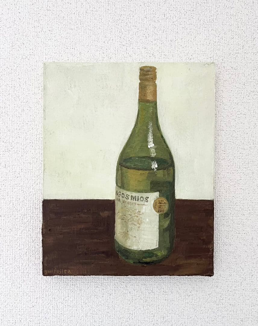 油彩画　美味しいワイン 油彩画 美味しいワイン 収穫祭記念赤ワイン