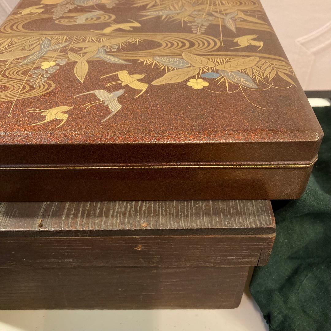 硯箱 蒔絵 硯 水滴 骨董 時代物 すずり すずり箱 - メルカリ