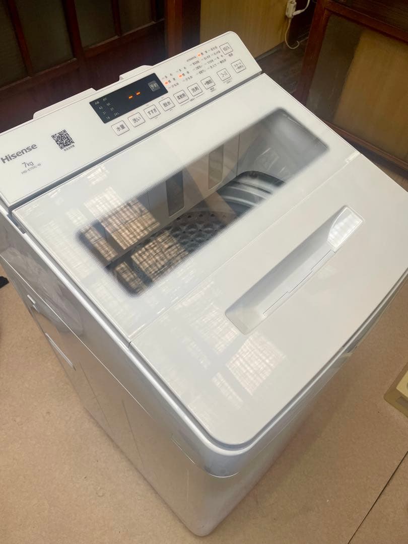 ハイセンス 洗濯機 7kg 2025年製
