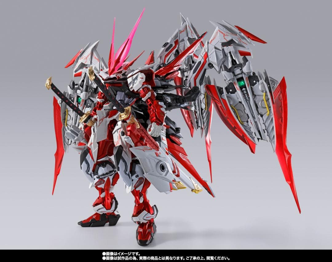 新品未開封　メタルビルド　レッドドラゴニクス＆交換用パーツ レビュー】「METAL BUILD ガンダムアストレイ レッドドラゴニクス