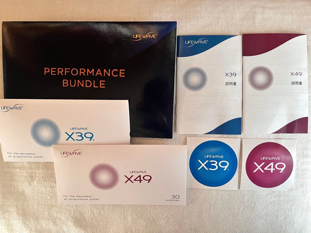 LIFEWAVE X39 X49 各30パッチ 計60 パフォーマンスバンドル