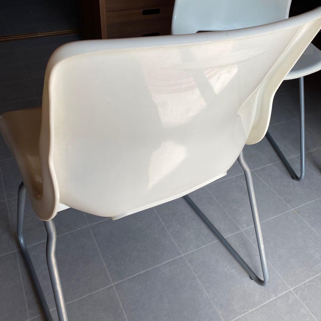 廃盤品 IKEA SNILLE スタッキングチェア 2脚 ミッドセンチュリー