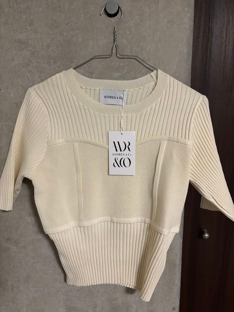 ANDREA&Co. AUBREY ボリュームフリルチュールスカート アイボリー