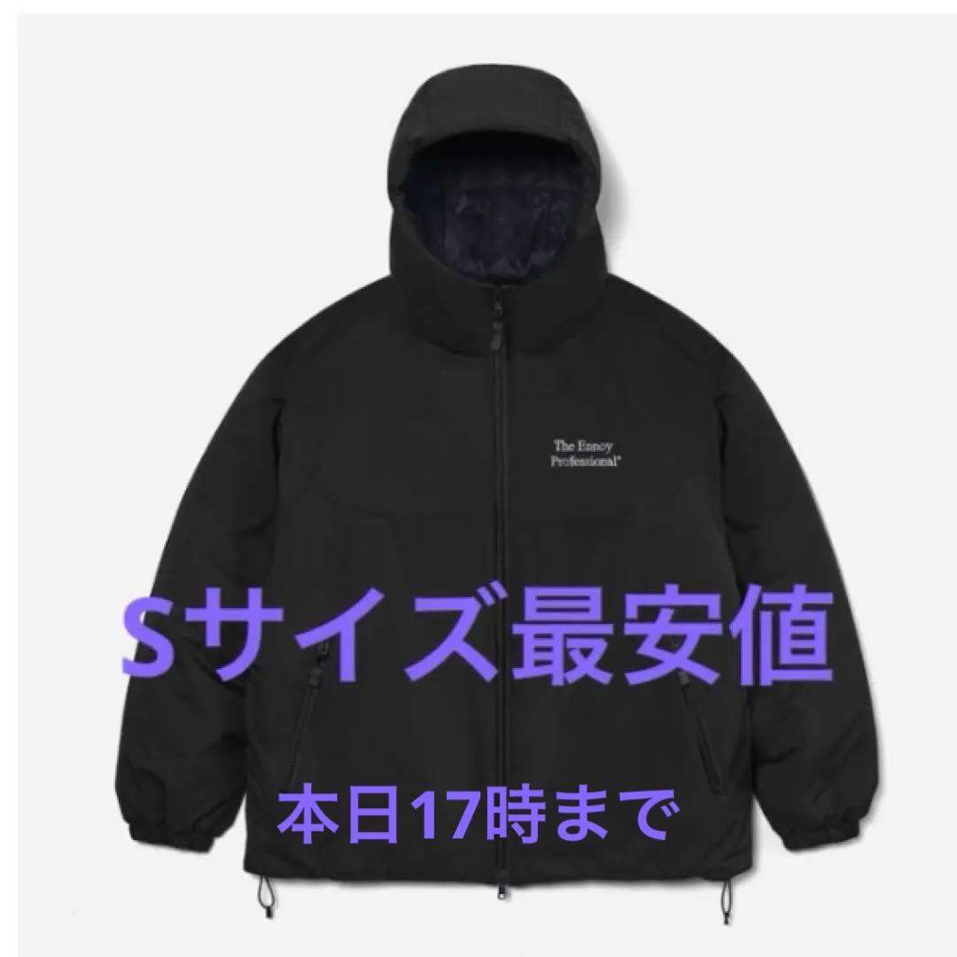 ENNOYとスタイリスト私物 PADDED NYLON HOODIE BLACK