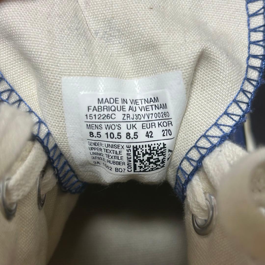 極美品 廃盤】CONVERSE CT70 HI NAVY 27㌢ 旧パッチ - メルカリ