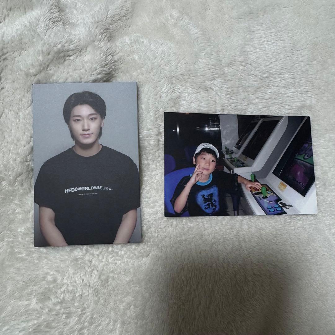 ATEEZ サン　1stAnniversary 証明写真 幼少期 トレカ