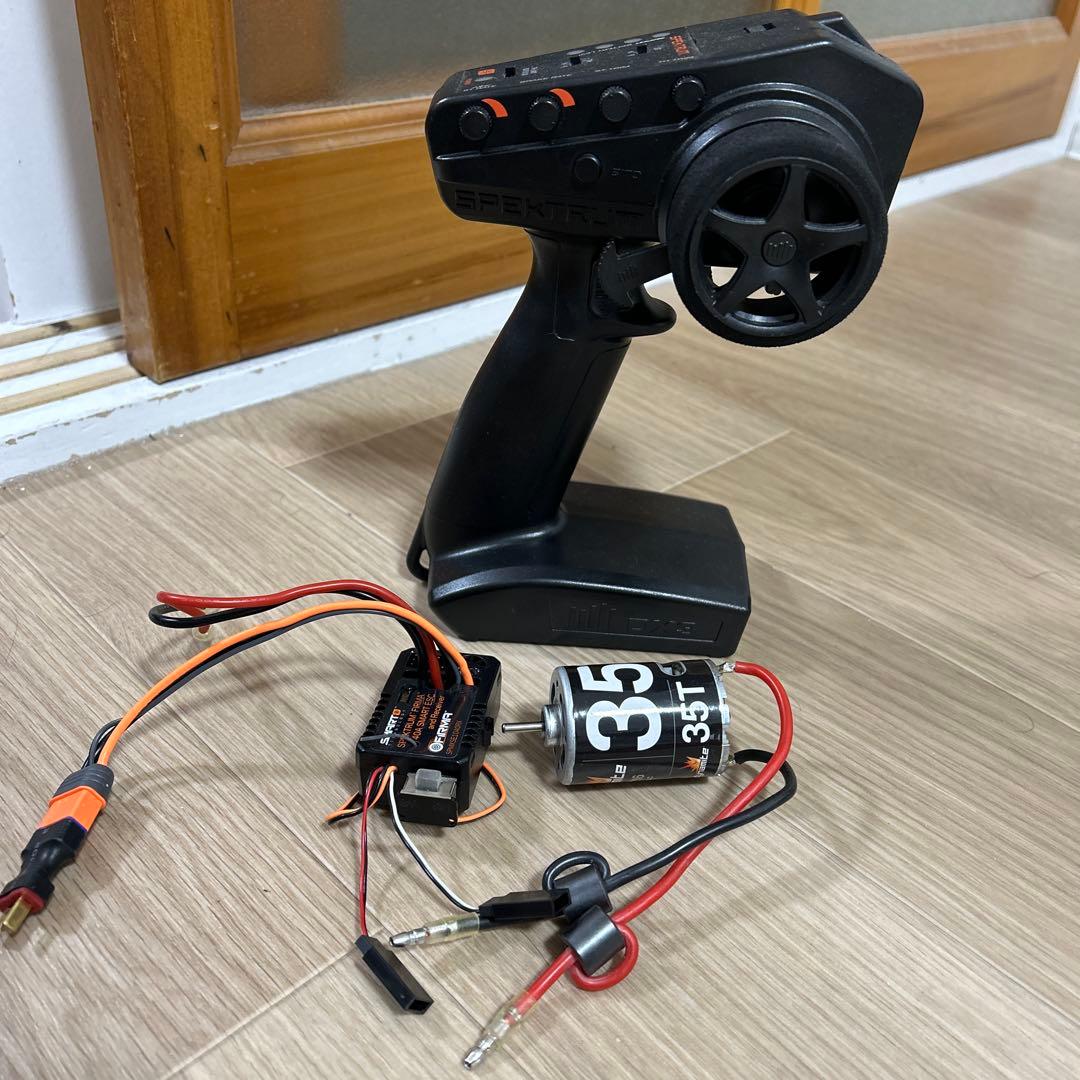 axial scx10 iii Spektrum 送信機ESC モーターセット