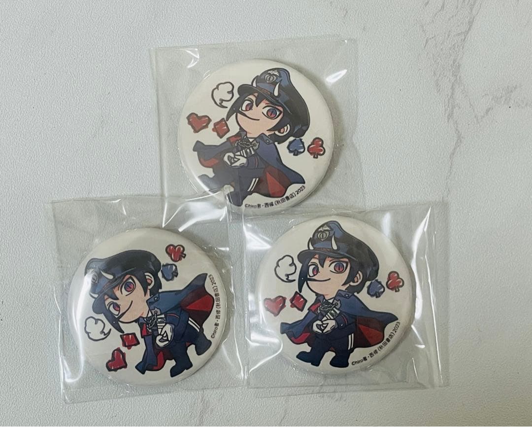 if魔フィア イフリート・ジン・エイト 缶バッジ エイト先生 - メルカリ