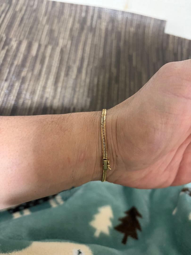 18金の喜平ブレスレット　12面　5.1g