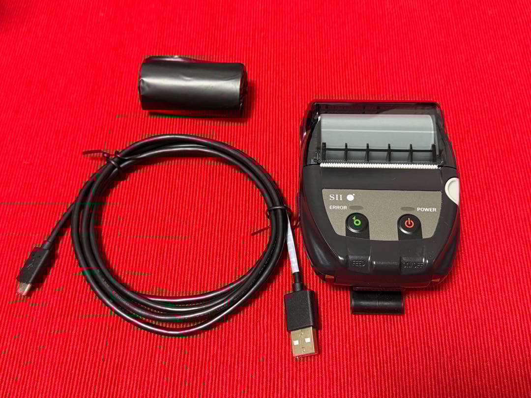 セイコーインスツル モバイルプリンター MP-B20（付属品全てあり）