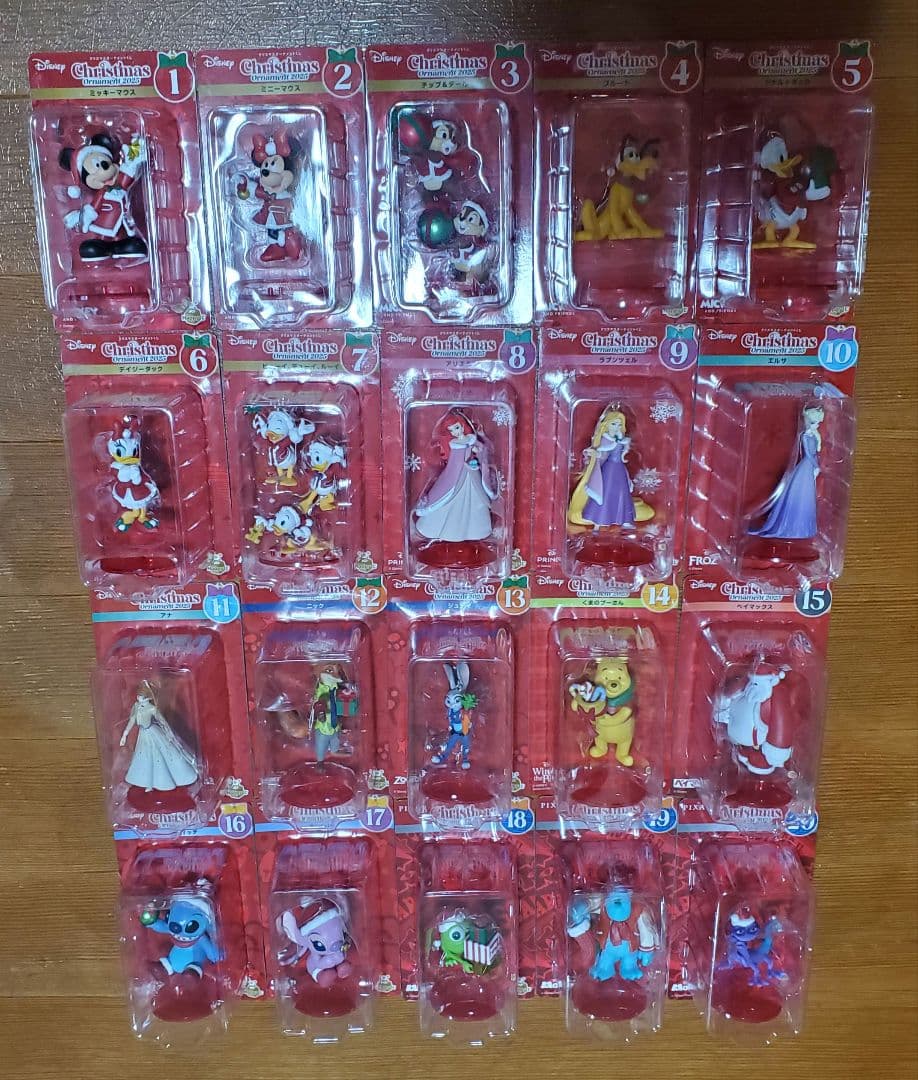 ディズニー happyくじ クリスマスオーナメント2025 28種 フルコンプ