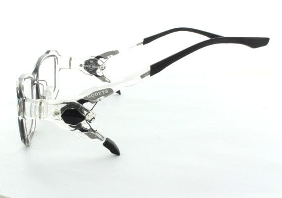 ゲーマー用メガネ　ゴッドアイ GE-01 幻術 ゲンジュツ (クリア/ブラック)