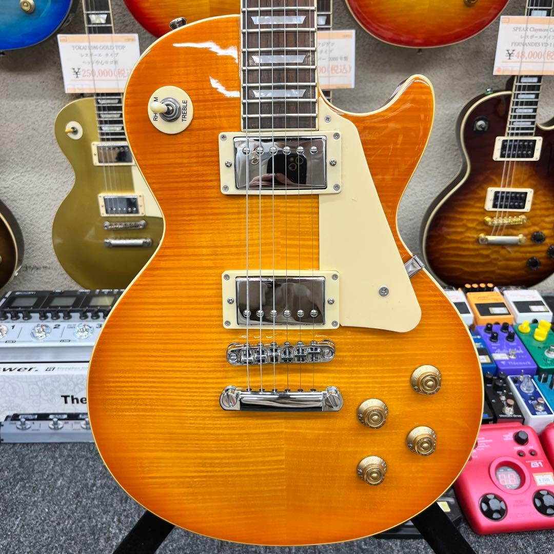 【11426】 Blitz leopard レスポールタイプ バリ杢