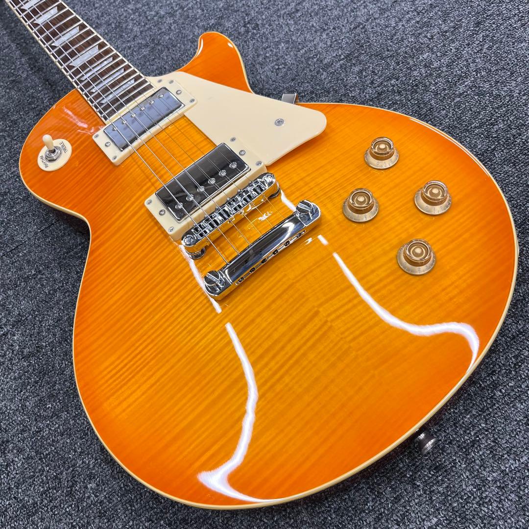 11426】 Blitz leopard レスポールタイプ バリ杢 - メルカリ