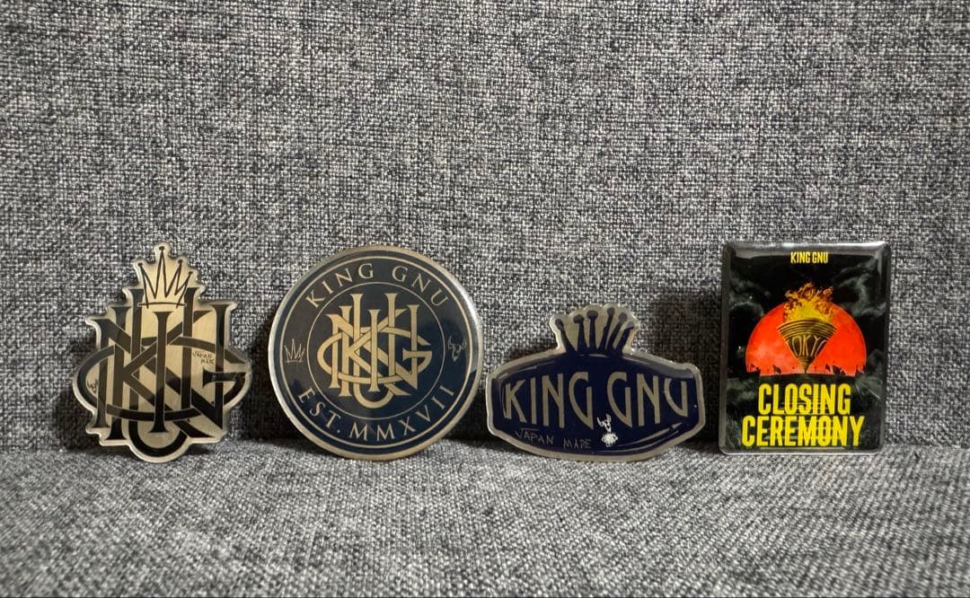 本日限定値下げ中　King Gnu FC限定ガチャ Stainless Pins