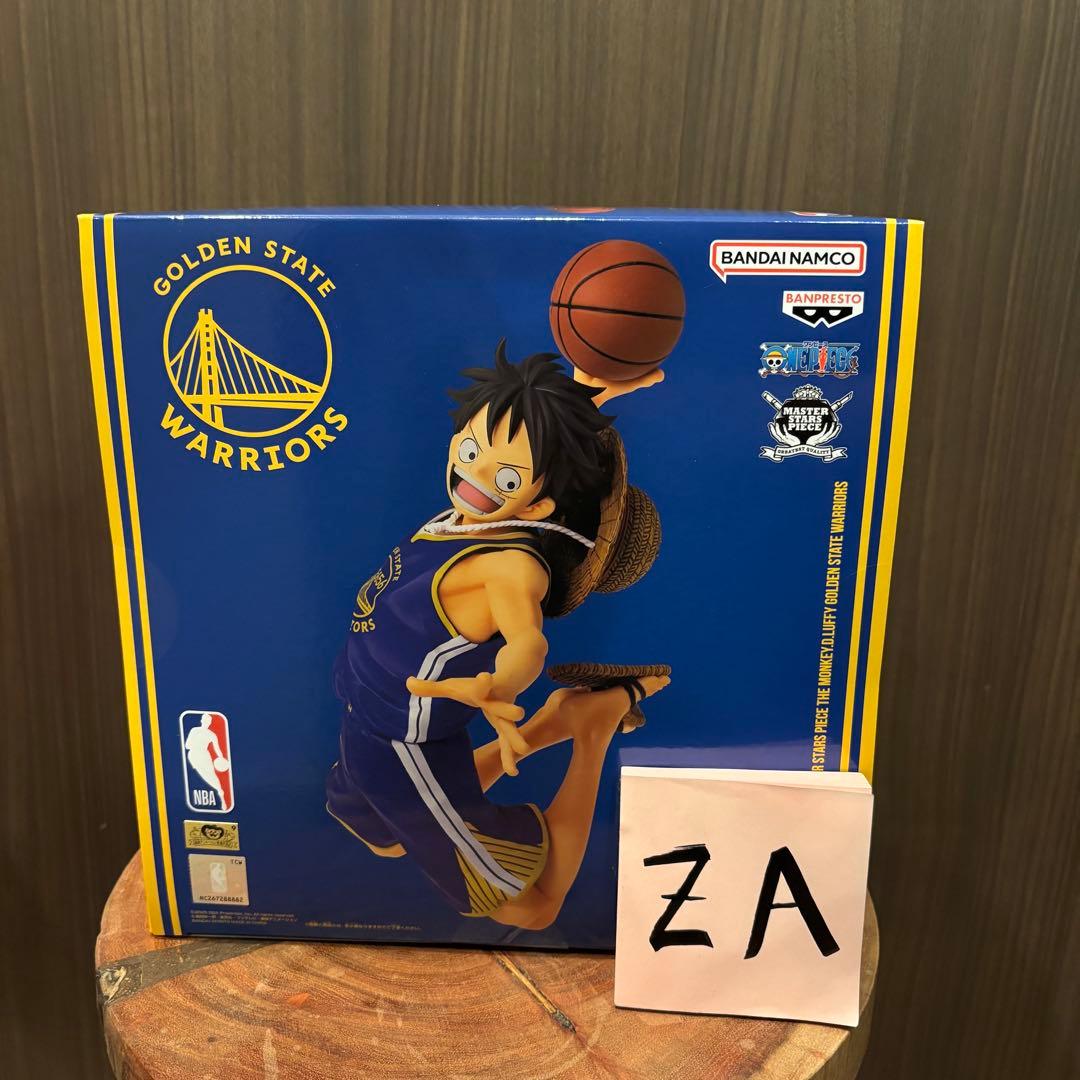 ワンピースベースショップ NBA ウォーリアーズ ルフィ フィギュア 未