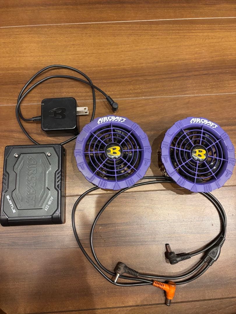 22V バートル エアークラフト BURTLE 空調服 ファン　バッテリーセット