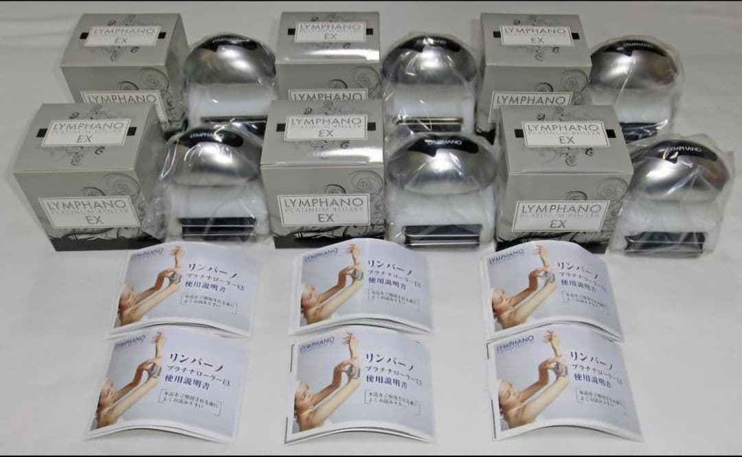 リンパーノ☆プラチナローラーEX☆マッサージ☆美容☆健康☆エステ☆未使用☆計6点