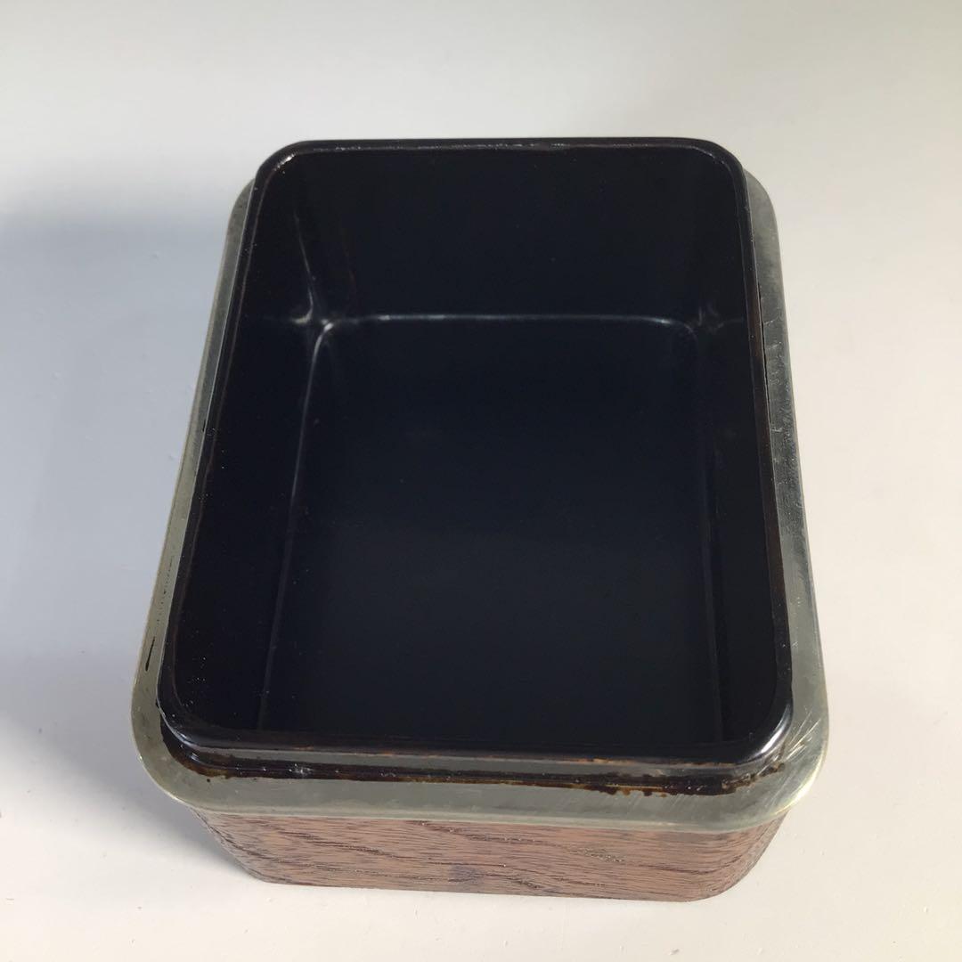 M575 香合 『塗師 岡本陽斎作』『田子の浦蒔絵』『箱形香合』 共箱