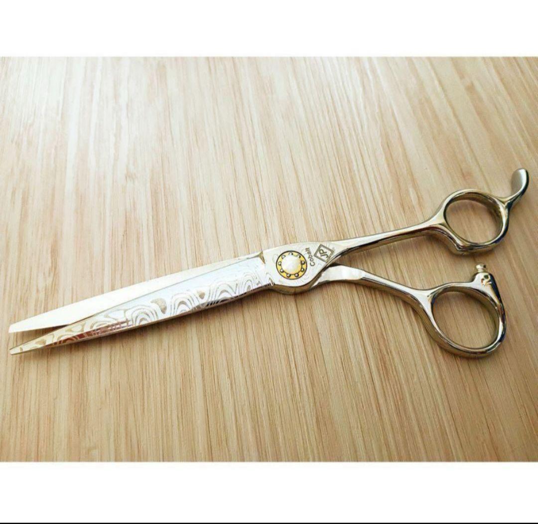 カットシザー 切れ味抜群プロ用ハサミ美容師トリマー理容師☆全部可トリミングペット