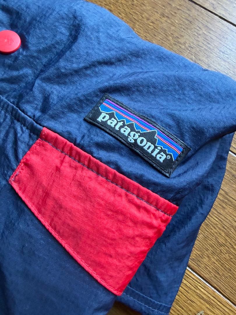 美品 Patagonia 24150 ナイロンプルオーバー 紺赤 SBNE - メルカリ