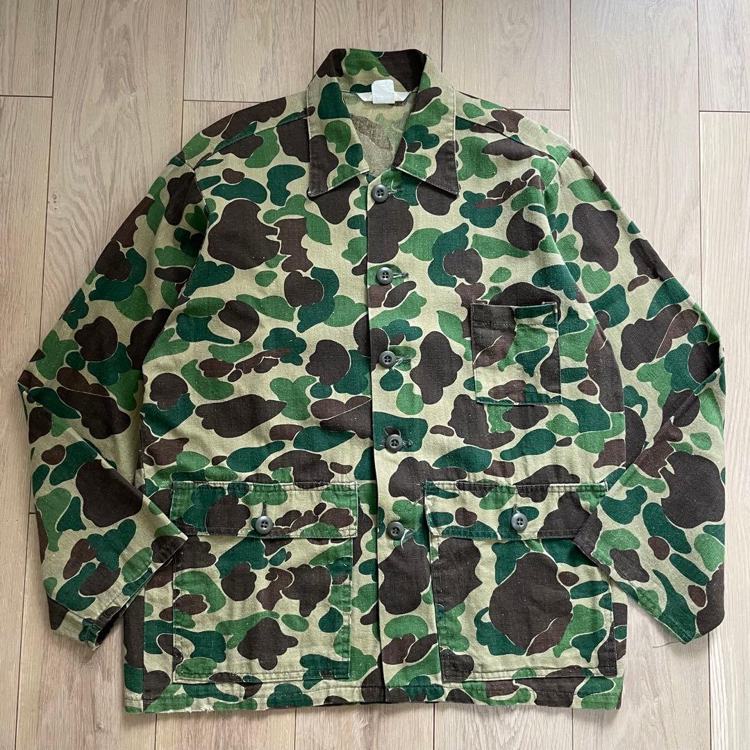 60s フロッグスキン ダックハンターカモ シャツジャケット USA