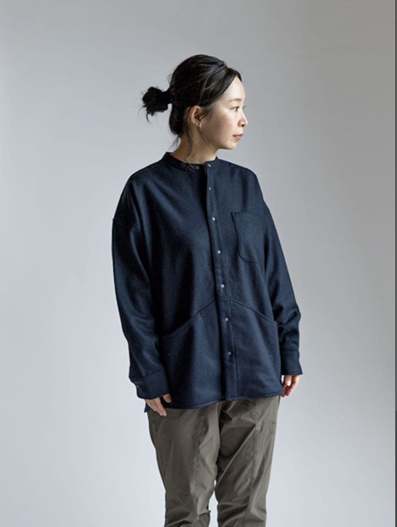 atelierBluebottle アトリエブルーボトル ネオウールシャツ