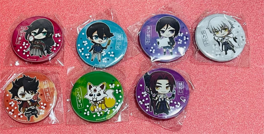 【全7種】活撃 刀剣乱舞 × HOTEL 缶バッジコレクション 第1弾