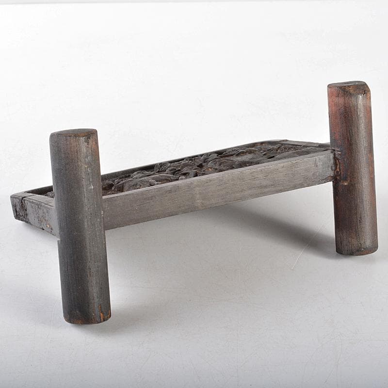 中国 唐木紫檀彫刻 人物彫 衝立 硯屏 置物 M R5164 - メルカリ