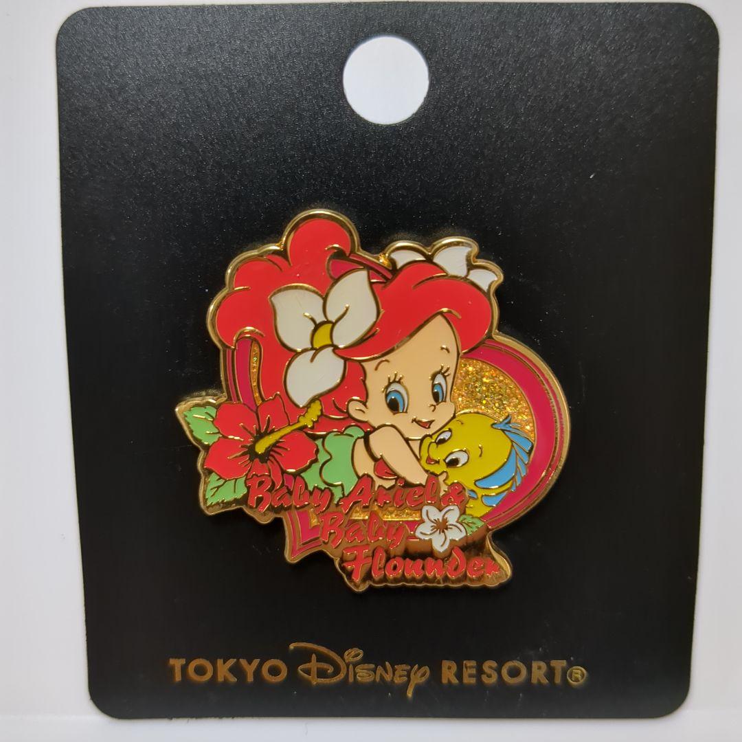 レア ディズニー ベビー リトルマーメイド アリエル ピンバッジ
