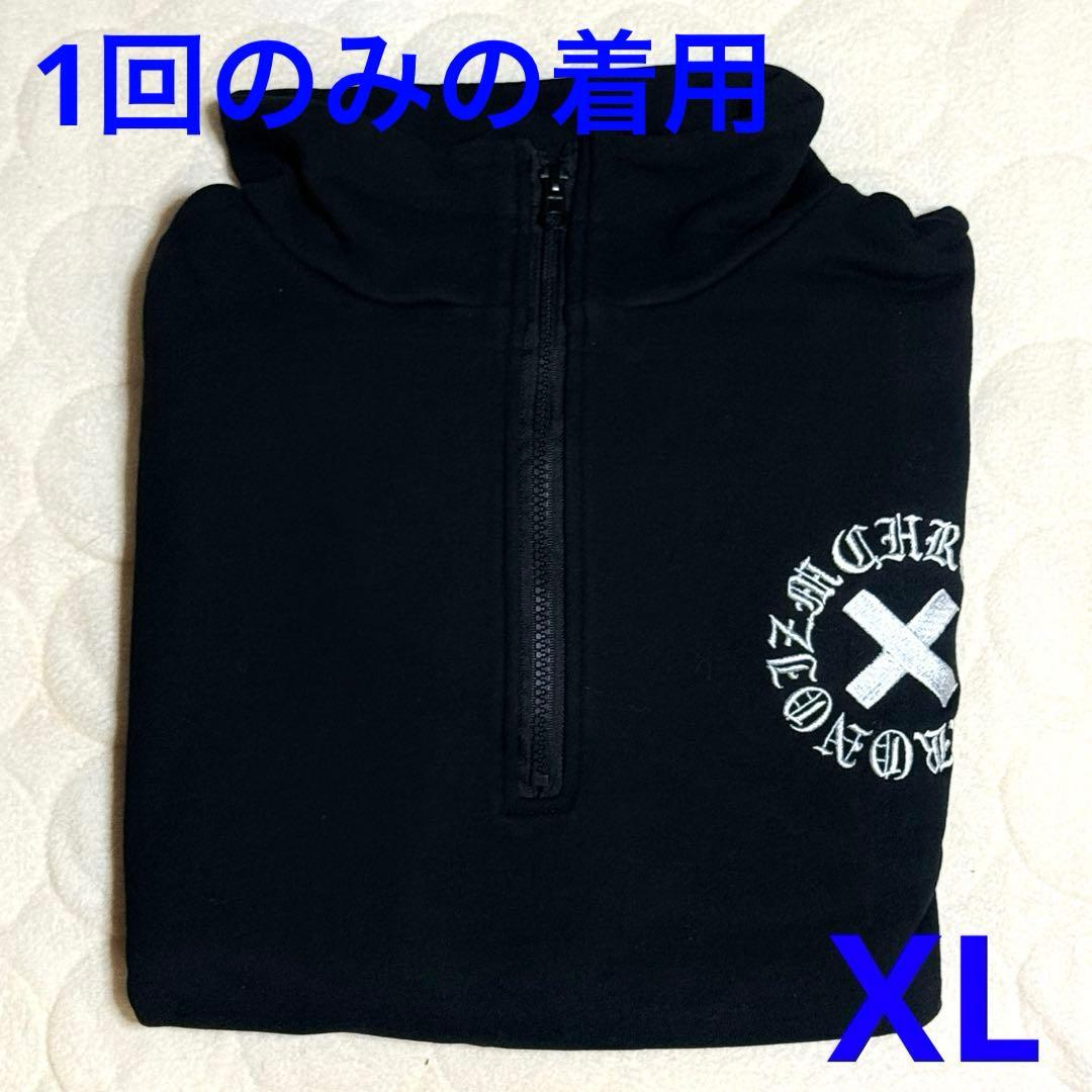 CHRONOIZM クロノイズム ハーフジップ スウェット　【ブラック】