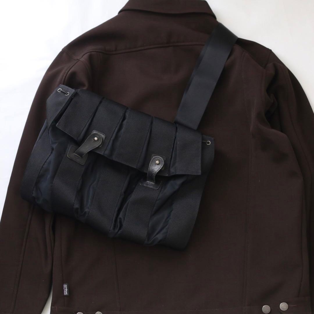 バッグ 00s issey miyake leather shoulder bag USED】80~90's ISSEY MIYAKE leather shoulder bag | mother. used