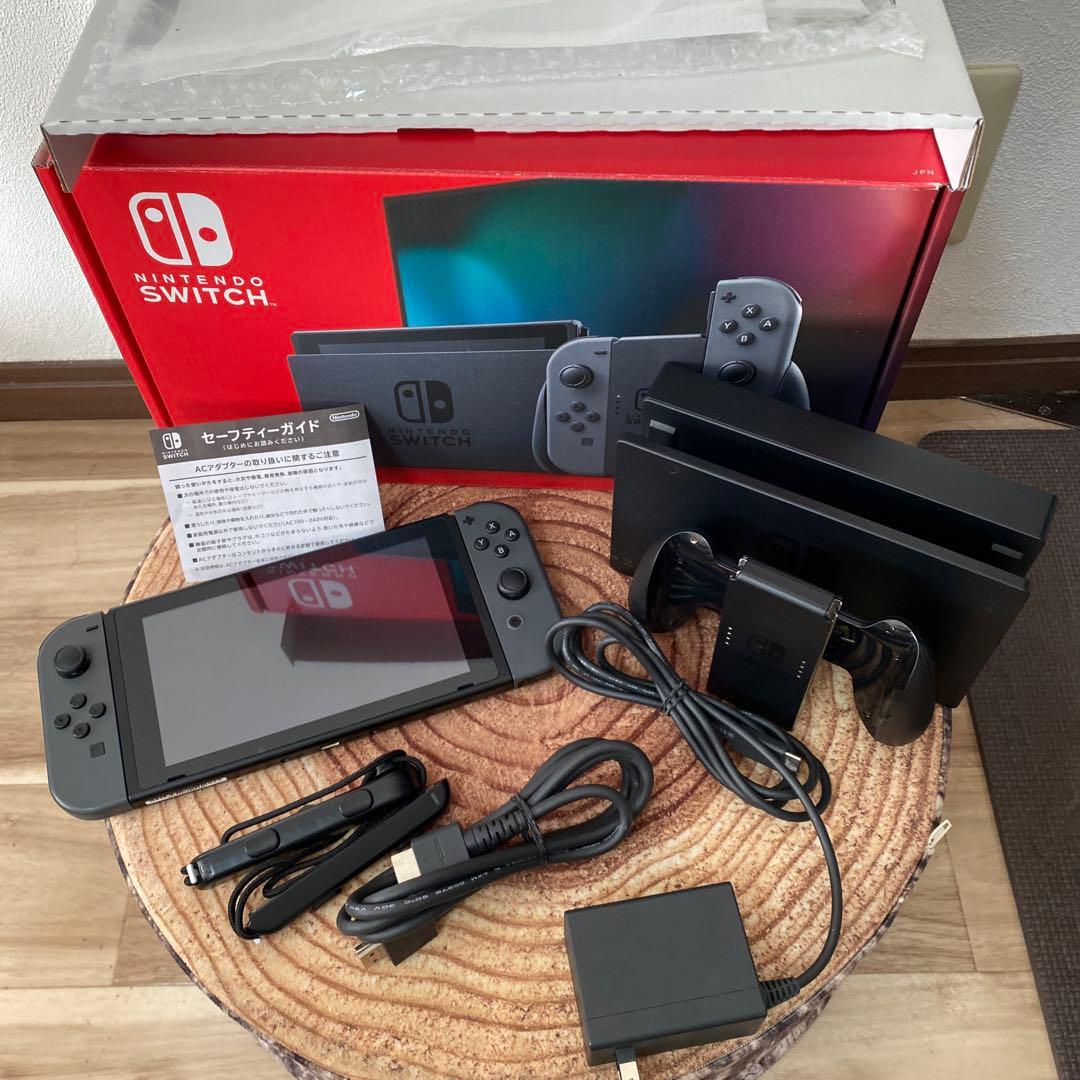Nintendo Switch ニンテンドースイッチ本体　グレー ①