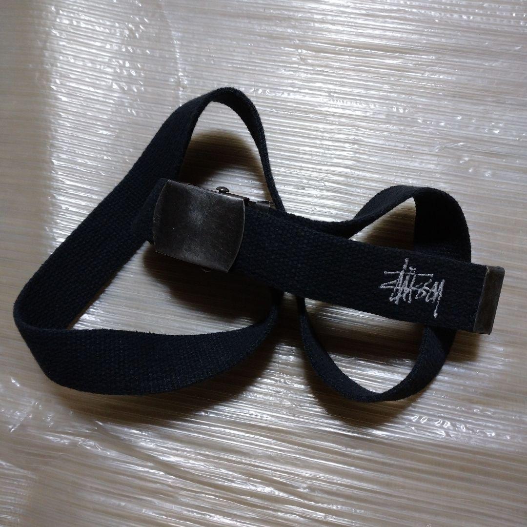 値下げ済 Stussy キャンバスベルト ガチャベルト ステューシー 90