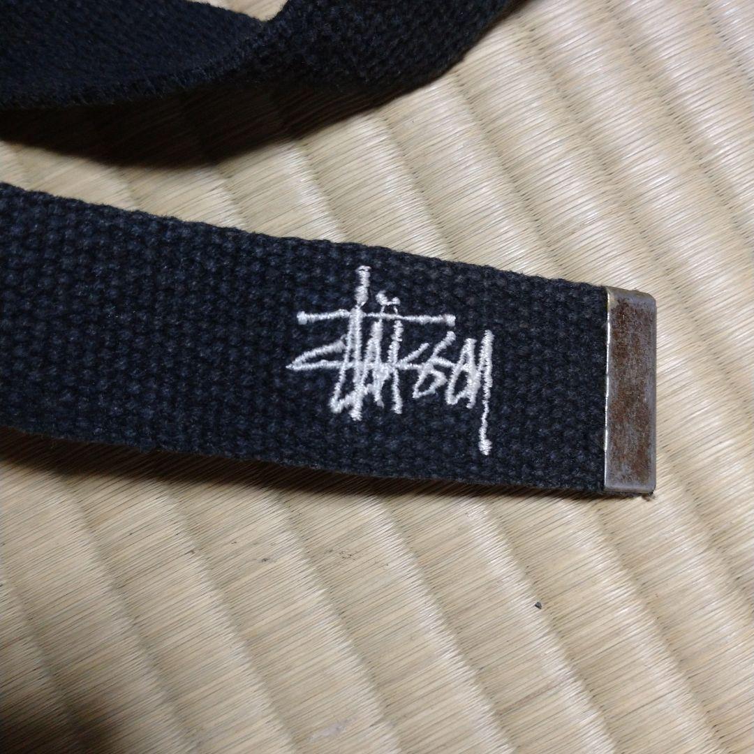 値下げ済 Stussy キャンバスベルト ガチャベルト ステューシー 90