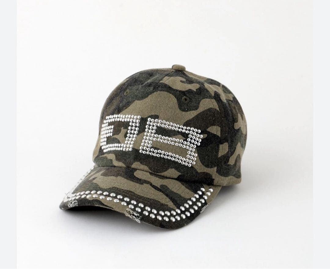 帽子 beeden BD STUDS DAMAGE CAP