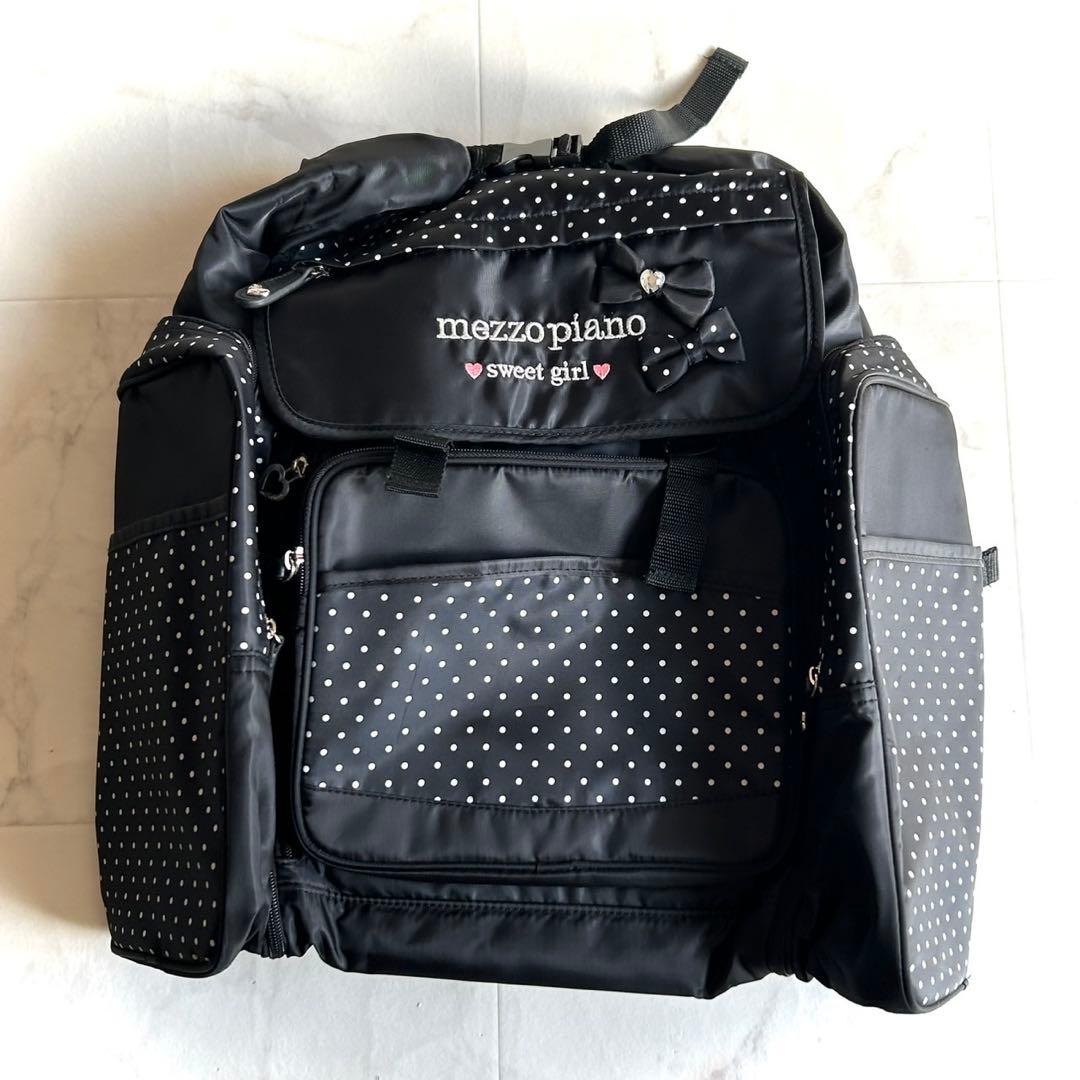 極美品　メゾピアノ　mezzo piano 大型　リュック　ほぼ未使用　修学旅行