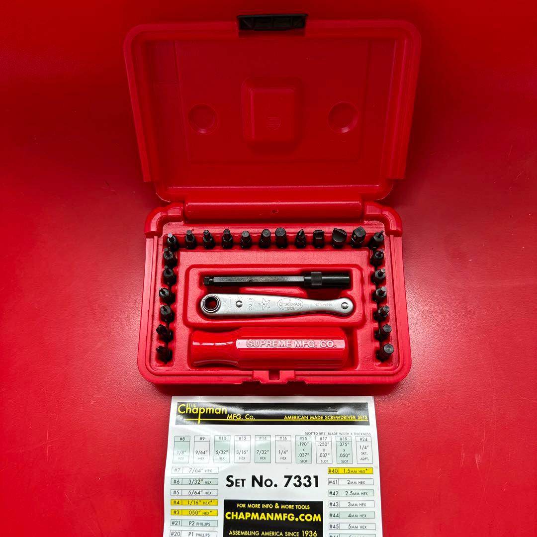 Supreme シュプリーム 19AW Chapman ドライバーセット 工具 - メルカリ