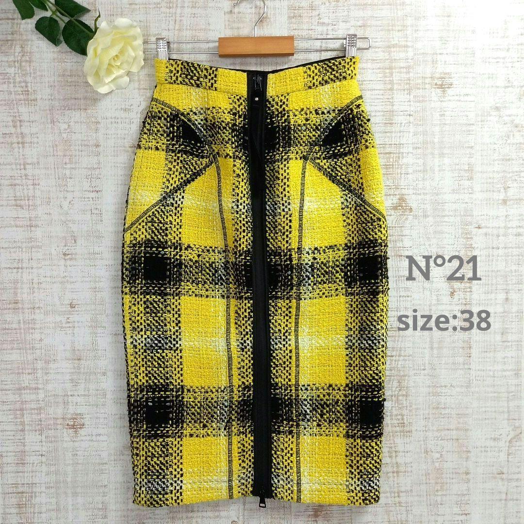 ★みー★☆美品 N°21 ヌメロヴェントゥーノ ツイード ジップ スカート 楽天市場】ヌメロヴェントゥーノ N°21 レディース ボトムス スカート